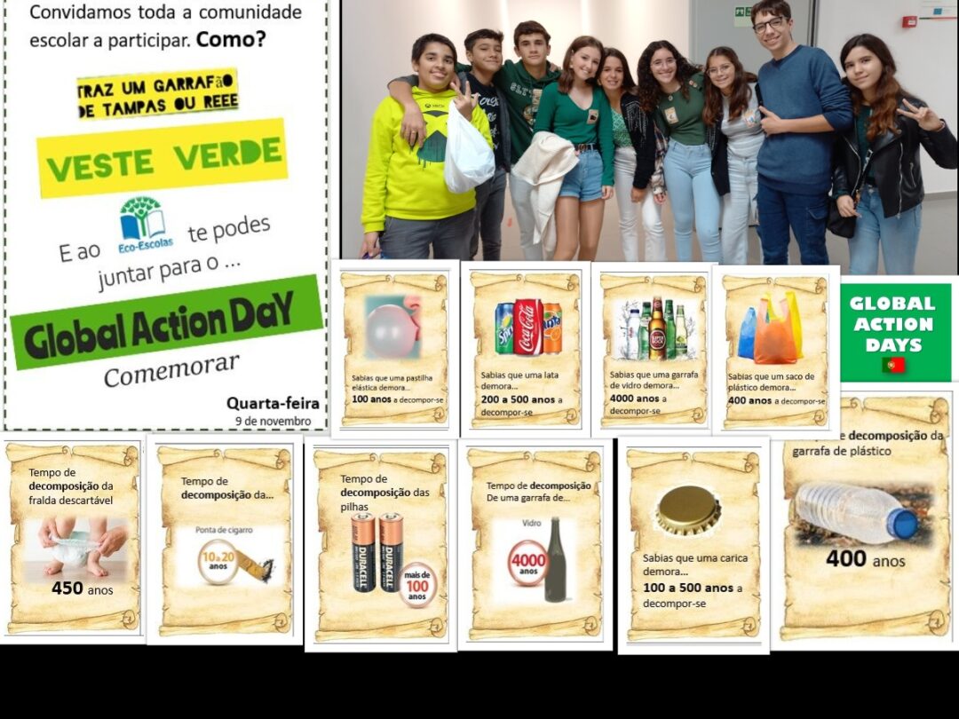 Sensibilização “Tempo de decomposição dos diferentes resíduos”