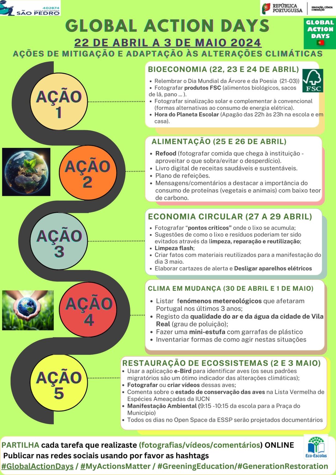 Escola Secundária São Pedro – Programa Global Action Days 2024