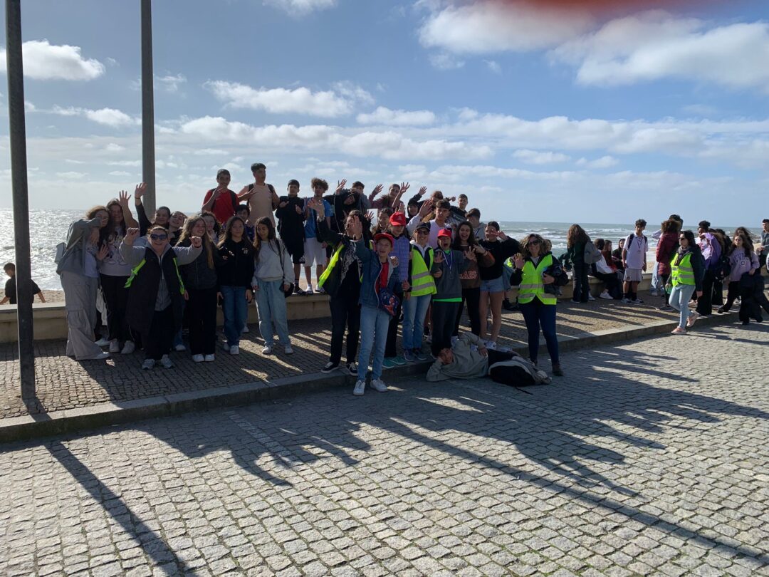 Limpeza da praia – E.B. 2,3 Cego do Maio