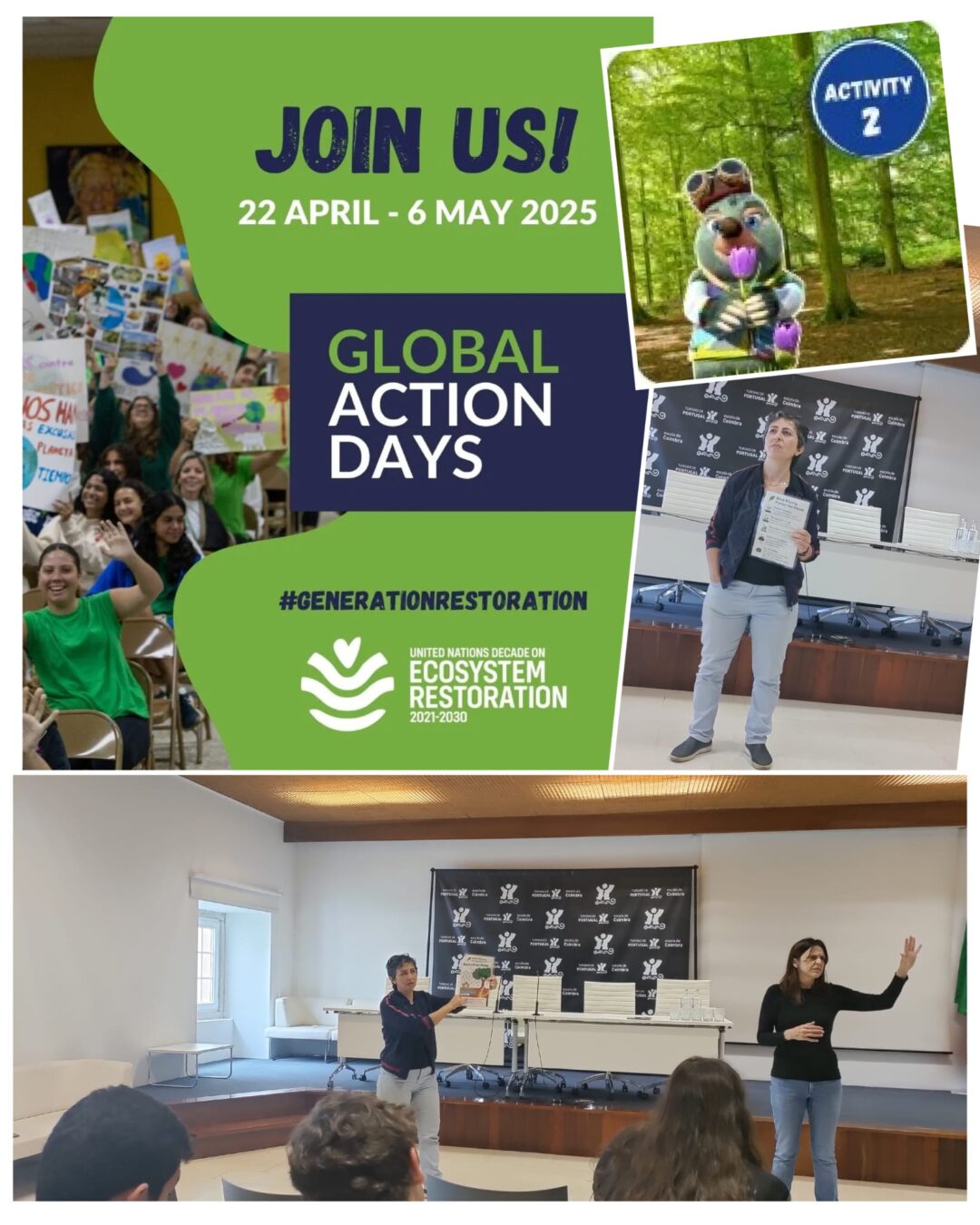 GlobalActionDays – Atividade 2 – Conheça as nossas plantas protetoras – Escola de Hotelaria e Turismo de Coimbra