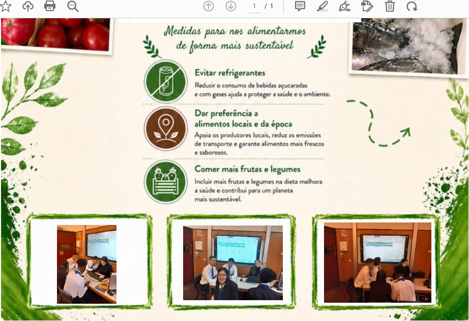 Dados recolhidos pelos alunos de TRB2