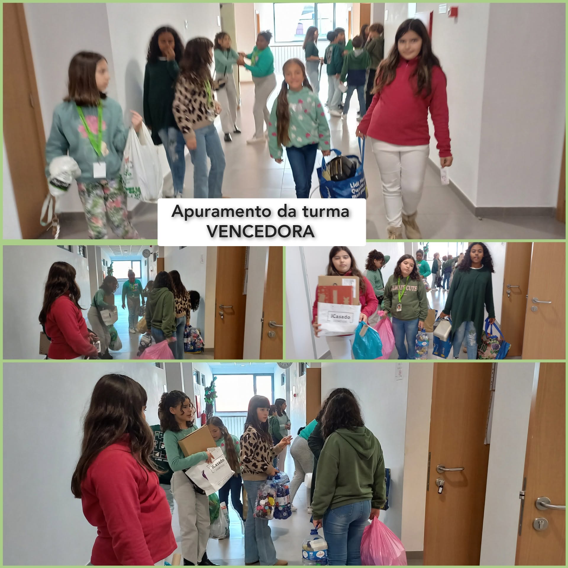 APURAMENTO TURMA QUE MAIS VESTIU VERDE