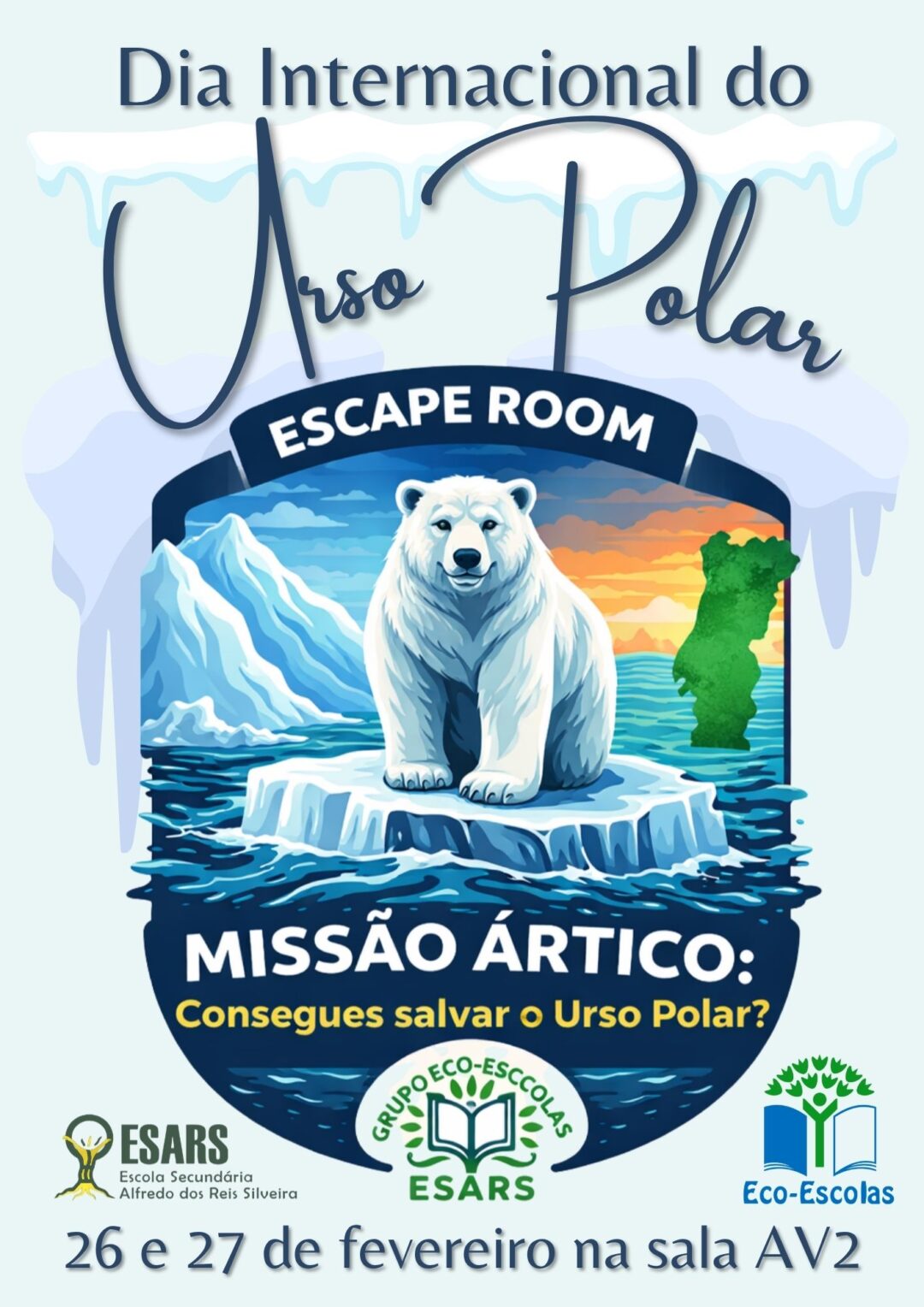 Escape Room Educativo “Missão Ártico: Consegues salvar o Urso Polar?”
